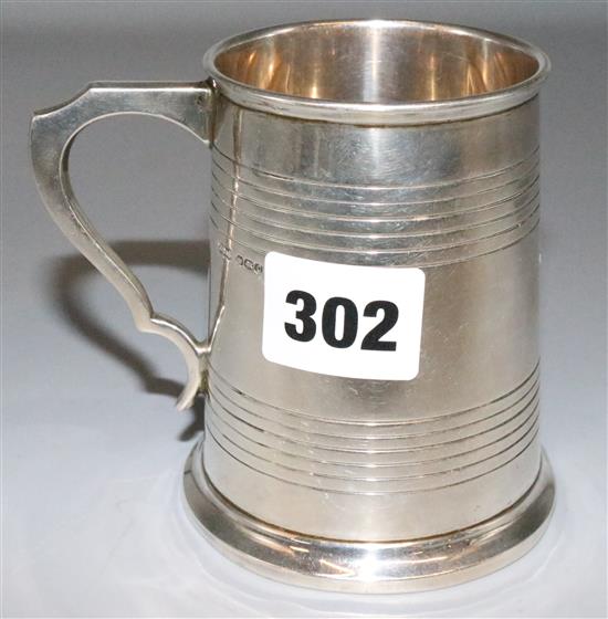 James Dixon & Sons silver christening mug